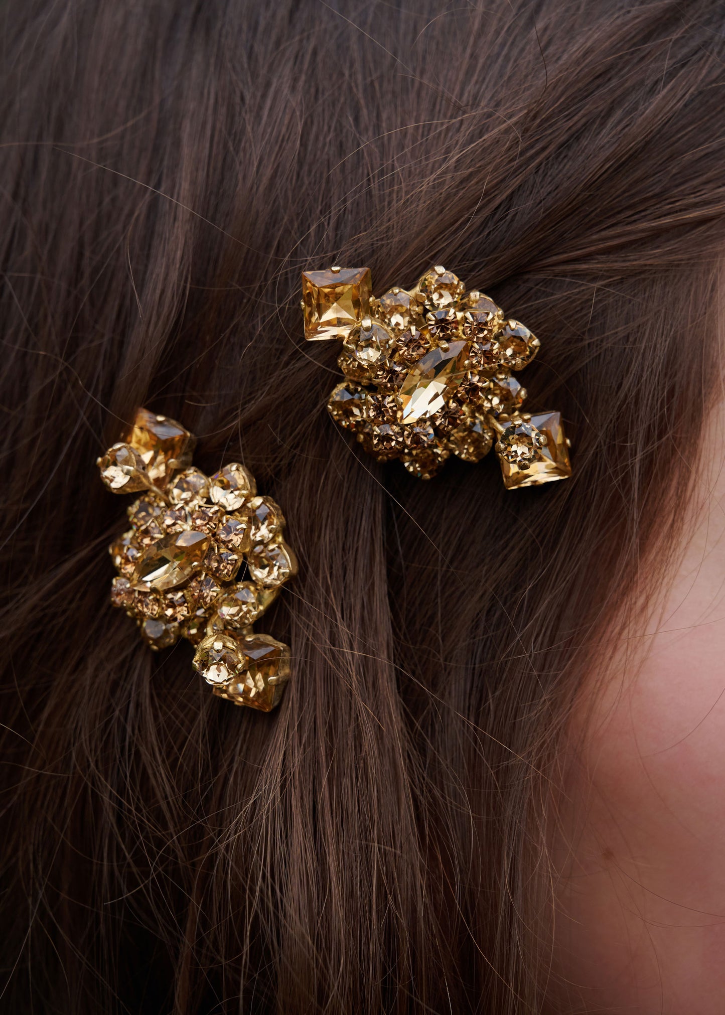 Greta rhinestone earrings